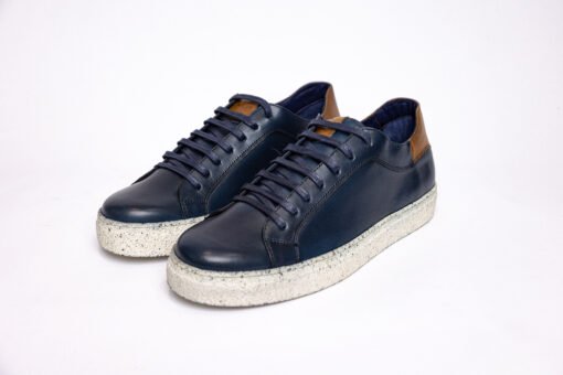 Réf : 2002 en Cuir BLEU – Image 2