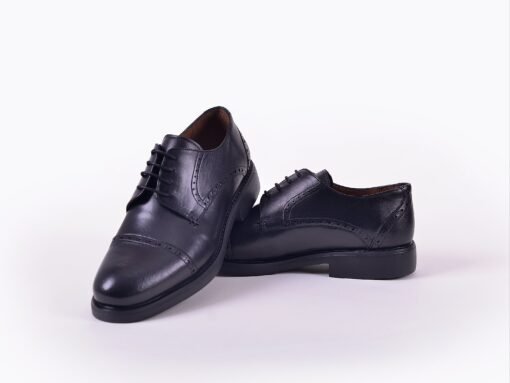 Réf : 0451 EN CUIR LISSE NOIR – Image 2