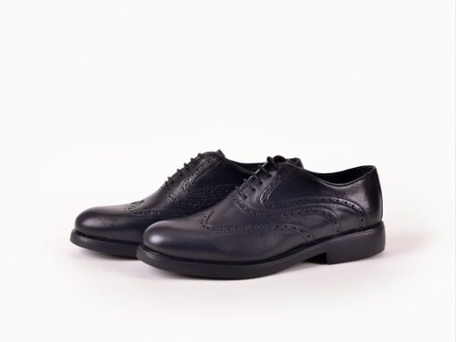 Réf : 1023 CUIR LISSE EN NOIR – Image 2